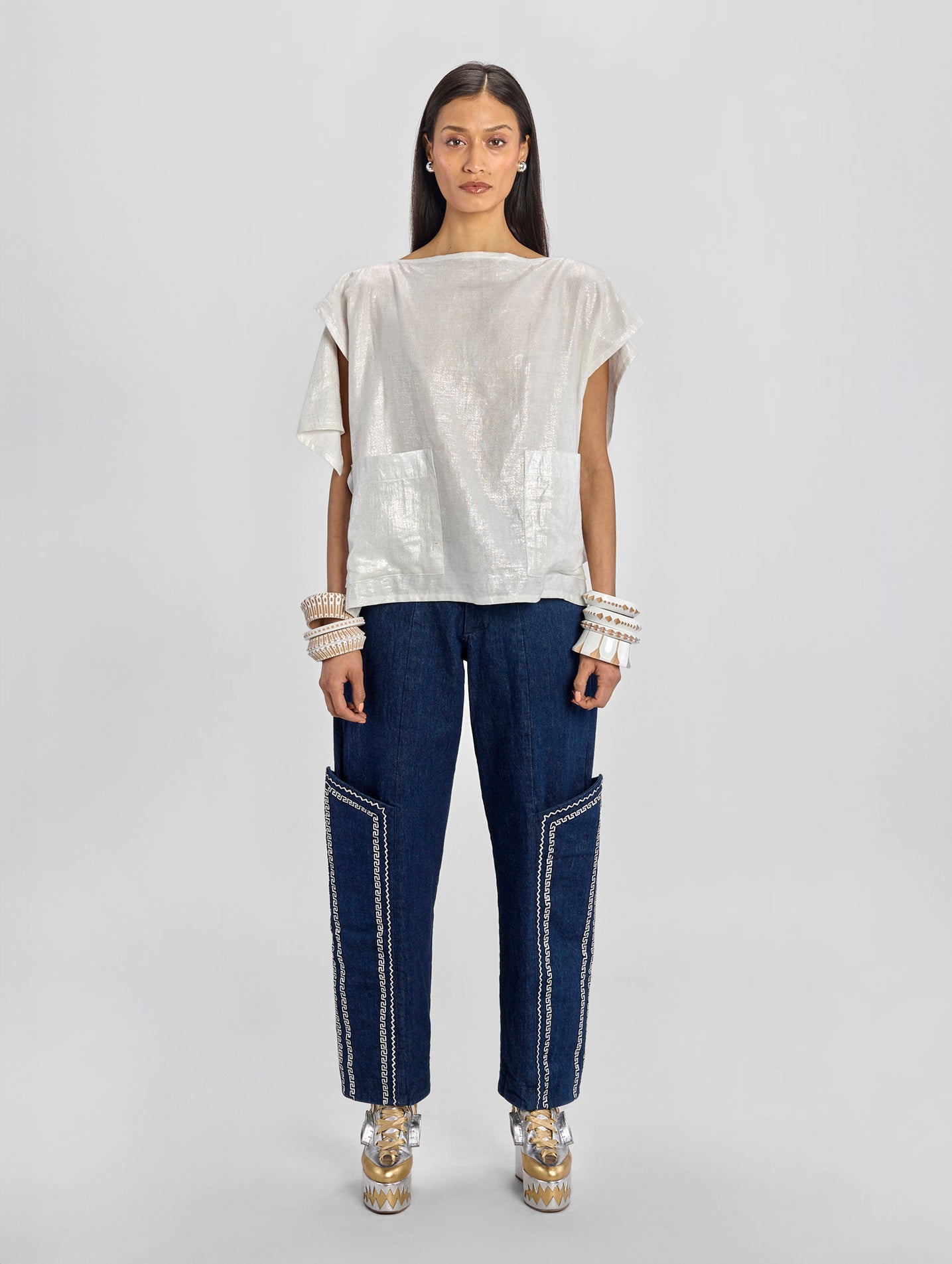 PANTALON MITLA CALADO MEZCLILLA