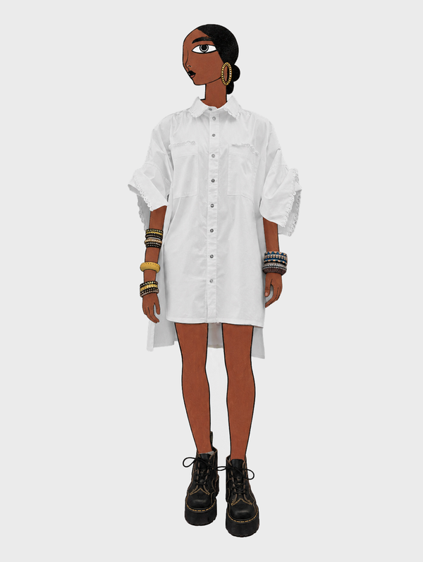 Camisa Armazón Crochet
