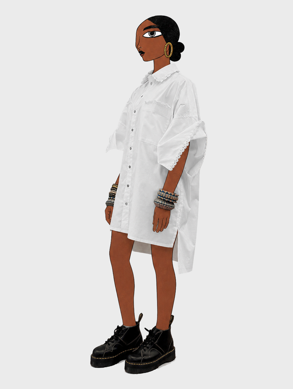 Camisa Armazón Crochet