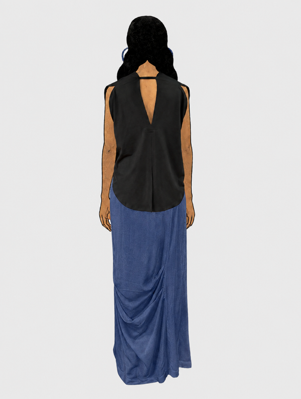 Falda Wrap Denim