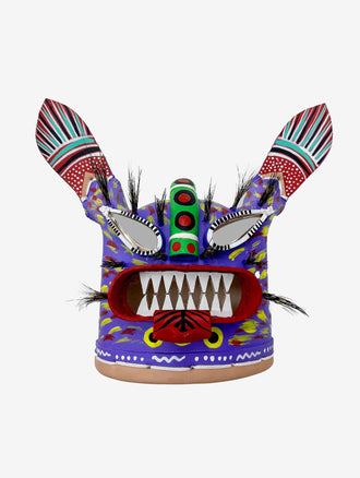 Máscara tecuan espejo Michoacán