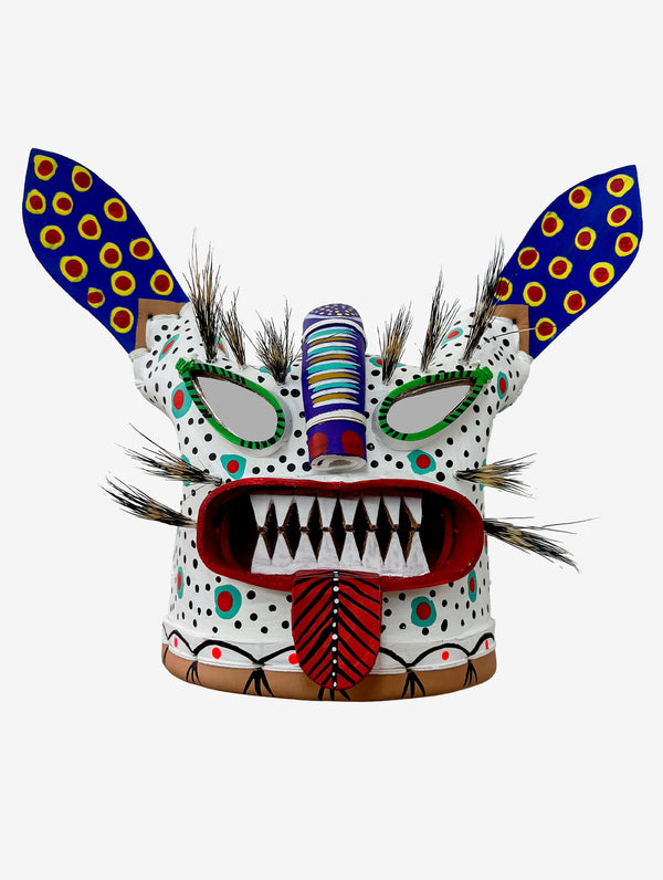 Máscara tecuan espejo Michoacán