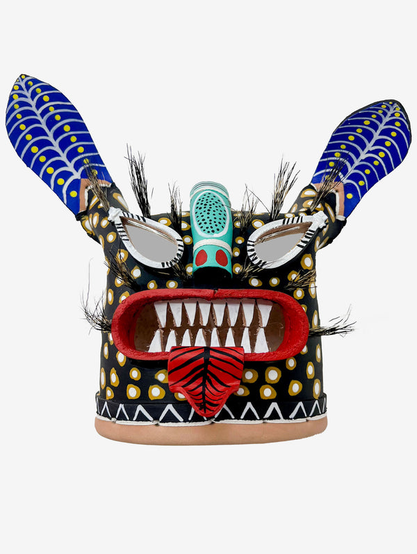 Máscara tecuan espejo Michoacán