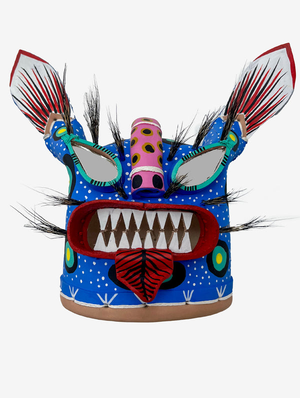 Máscara tecuan espejo Michoacán