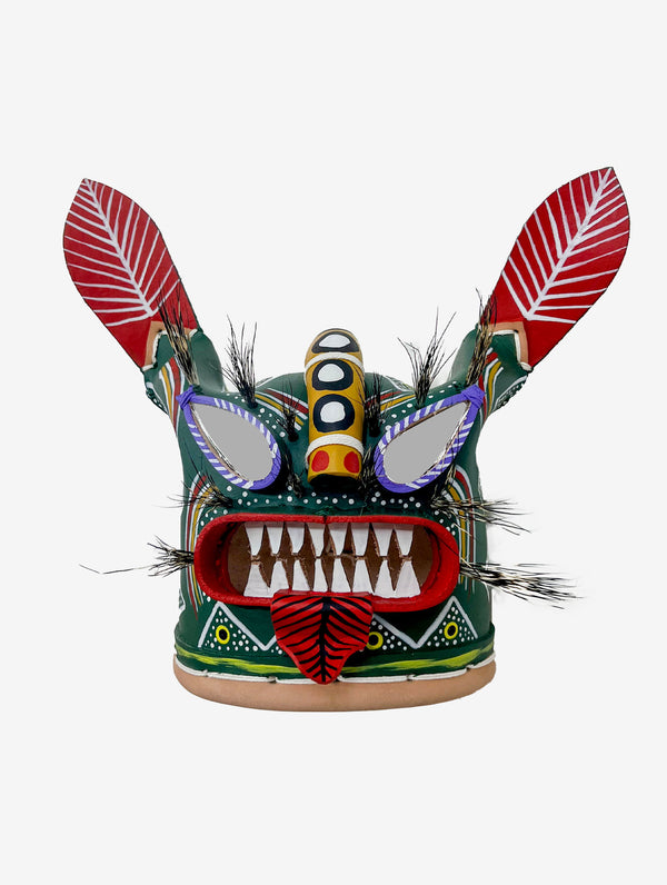 Máscara tecuan espejo Michoacán